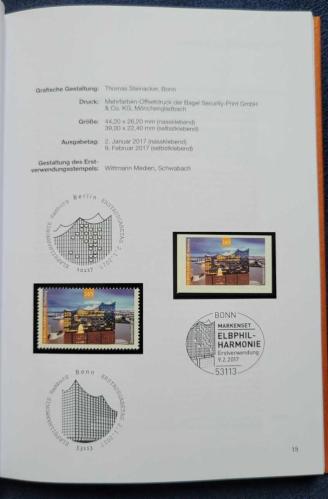 2017 Almanya Federal Cumhuriyeti Resmi Pul Yıllığı - Die Postwertzeichen der Bundesrepublik Deutschland Ciltli Orijinal Albüm