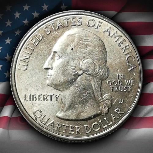 ABD 2016 YILI ¼ Dolar North Dakota - Theodore Roosevelt ÇİL (-)
