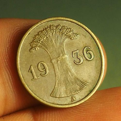 1936 ALMANYA 1 REİCHSPFENNİG