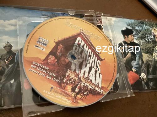 cengiz han  vcd  (PC'de denenmiştir/izlenmiştir)  (cenghis khan) omar sharif stephen boyd james mason eli wallach francoise dorleac