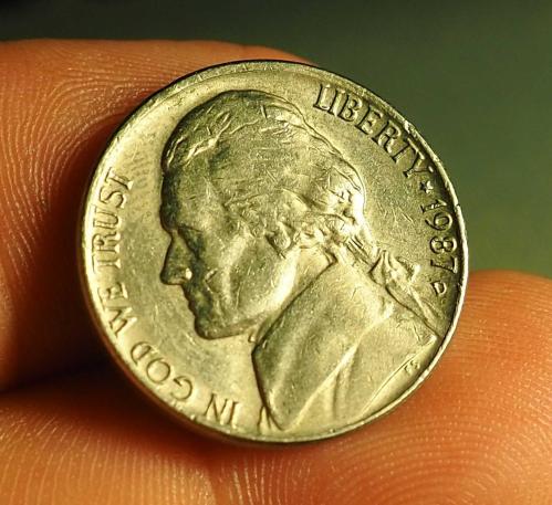 ABD 5 CENT (1987 D)