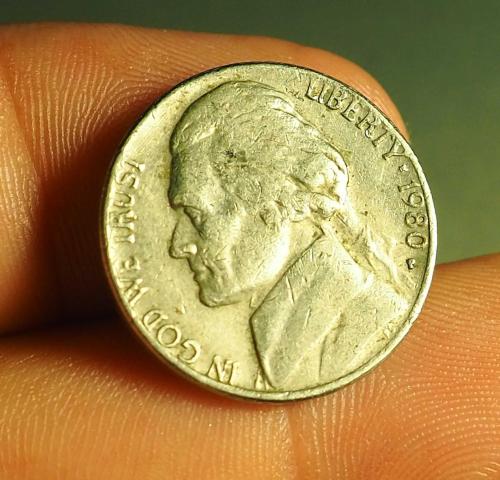 ABD 5 CENT (1980 P)