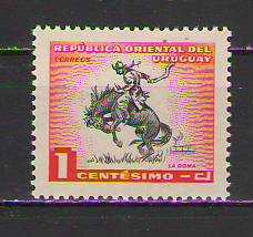 LOT.9 » Uruguay 1954 La Doma / At Terbiyesi - Hayvanlar - MNH