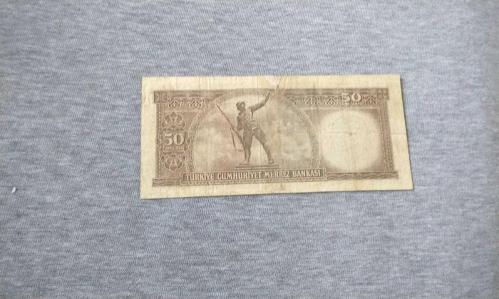 55 emisyon 6 tertip 50 Türk lirası