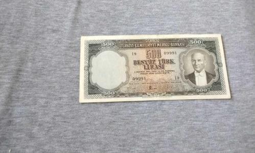 5 emisyon 2 tertip 500 türk lirası çil