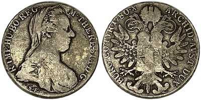 AVUSTURYA 1780 YILI MARİA THERESA S.F.GÜMÜŞ 28 GR