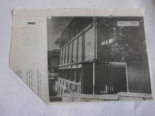 23 Mart 1960 - Yeni Türkiye Takvimi - Maraş PTT Merkezi