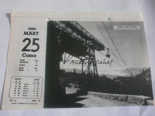 25 Mart 1960 - Yeni Türkiye Takvimi - Murgul Bakır İşletmesi