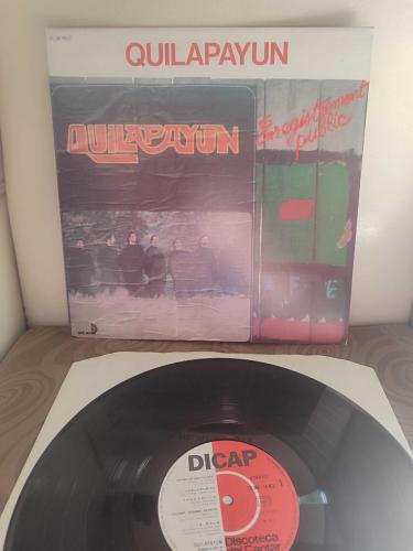 Quilapayún – Enregistrement Public - 1977 Fransa Basım  LP Plak ( Venceremos Bu albümde )