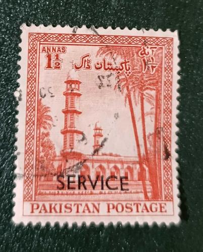 Pakistan _1949 _ damgalı resmi pul