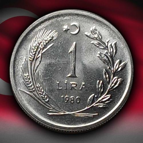 1980 Yılı FAO Köylü Kadınını Kalkındırma 1 TL Darphane Hatıra Akmonital
