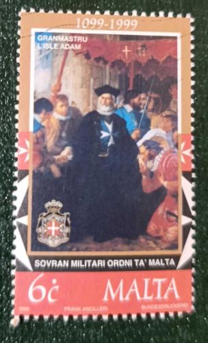 Malta _ damgalı pul