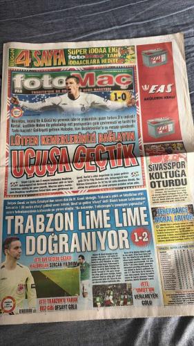 PAS FOTOMAÇ -FUTBOL GAZETESİ -TURKISH NEWSPAPER - DOĞUM GÜNÜ HEDİYESİ  - TAM TAKIM EKSİKSİZ GAZETE -  14 ARALIK -2008 - SÜPER İDDAA EKİ - AKÜLERİN KRALI - LÜTFEN KEMERLERİNİZİ BAĞLAYIN UÇUŞA GEÇTİK - TRABZON DOĞRANIYOR - SİVASSPOR KOLTUĞA OTURDU - FENERBAHÇE MORAL ARIYOR - HAYATA DÖNDÜ - ÇATLAK SESLER - SIRA SİZDE - DÖRT DÖRTLÜK TİCARET - BEŞİKTAŞ ALEX'E TRANSFER TEKLİFİ YAPTI - PANSUMAN - BEŞİKTAŞLI DURUŞU - HOLOSKO'SUZ OLMAZ - KADIKÖY'DE CAN SIKAN KAPIŞMA - LİGİN KRALI YİĞİDO - RESMEN FACİA - KAYSERİ NİHAYET - HASRET BİTTİ - YENİLGİ OFSAYT - HIZINA YETİŞİLEMİYOR - YENİDEN YARATTI - HELGUERA BOMBASI - HER AÇIDAN 10 NUMARA - AÇILIN MİLAN BAROS GELİYOR - BEŞİKTAŞ'I DA YENECEĞİZ - İŞİMİZ BİTER - ALEX SESLERİ - FENERBAHÇE DÜNYA DERBİSİNDE - SİSTEM NEREDE - FIRTINA BİR FORVET LAZIM  HOLOSKO - NOBRE - GÖKHAN EMRECİKSİN - SELÇUK DERELİ - HALİS ÖZ KAHYA - M. KAMİL ABİTOĞLU - SERCAN YILDIRIM - UMUT - GÖKHAN GÜLEÇ - SANDRO - TUNCEL - MUSTAFA DENİZLİ - CİSSE - DELGADO - EKREM DAĞ - SERKAN - FUAT
