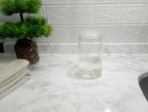 İNCİLİ AKRİLİK DİŞ FIRÇALIK  7X7X14CM BANYO SETİ