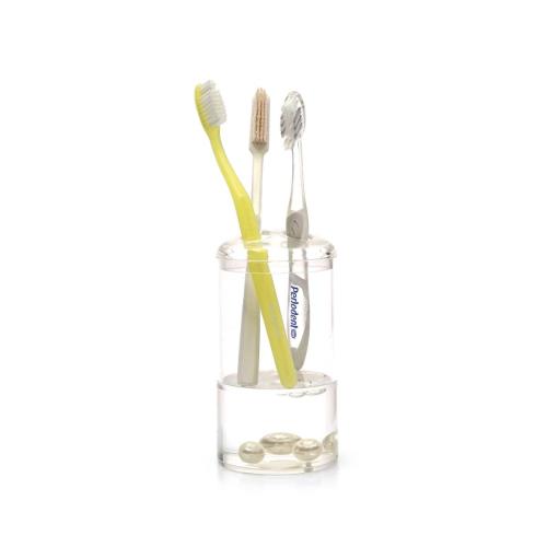 İNCİLİ AKRİLİK DİŞ FIRÇALIK  7X7X14CM BANYO SETİ