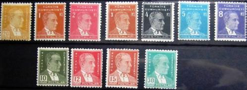 TÜRKİYE=1955  İ-1790..00  Dokuzuncu Atatürk Serisi   (**)'