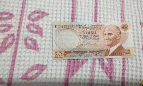 6.EMİSYON 20 TÜRK LİRASI 2 tertip ÇİL