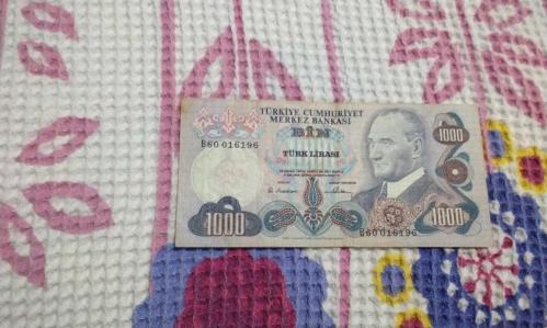 BİN TÜRK LİRASI I. TERTİP