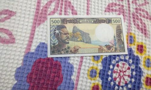 Fransa Deniz Aşırı Toprakları, Pasifik Bölgeleri 500 Frank 1992, Çil.