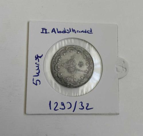 Abdülhamid 1293/32 Gümüş 5 Kuruş