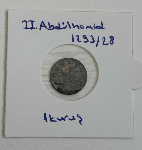 Abdülhamid 1293/28 Gümüş 1 Kuruş