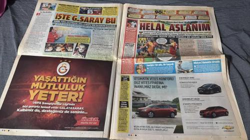 FOTOMAÇ -FUTBOL GAZETESİ -TURKISH NEWSPAPER - DOĞUM GÜNÜ HEDİYESİ  - TAM TAKIM EKSİKSİZ GAZETE -  10 NİSAN -2013  -GALATASARAYIMIZ REAL MADRİD'İ EZDİ GEÇTİ ARENA'NIN ÇİMLERİNE GÖMDÜ - PLAKASINI ALDINIZ MI? - ISTE G.SARAY BU - HELAL ASLANIM - ÇİVİ GİBİ ÇAKTI - ARENA'DA ÜNLÜLER GEÇİDİ - SAĞIR ETTİLER - 3 NİSAN 2001'İN KOPYASI YAŞANDI - SÜLEYMAN ABAY'DAN ÇOK İYİ PERFORMANS - DORTMUND MUCİZESİ 3-2 - TÜRKİYE'NİN GURURU CANER'E TEPKİ GÖSTERENLER UTANDI - LAZIO NAKAVT - AĞZI DA LAF YAPACAK - BARONİ'YE DÜNÜŞ - KARAR BURAYA KADARMIS - AYAKINIZI DENK ALIN - EKSİKLER DAHA İYİ - RONALDO - MOURINHO - EBOUE - SABRİ - SNEIJDER - DROGBA - ARBELOA - FATİH TERİM - BALOTELLI - DESAILLY - KILIÇDAROĞLU - ABDULLAH AVCI - ADNAN ÖZTÜRK - HİKMET KARAMAN - SÜLEYMAN ABAY - EROL ERSOY - LEWANDOWSKI - ELISEU - MARCO REUS - FELIPE SANTANA - CANER - HINCAL ULUÇ - SALİH UÇAN - SEMA ÇETİN - HAKAN ŞÜKÜR - ÜMİT DAVALA - HASAN ŞAŞ - CEVAT GÜLER - AHMET ÇALIK - ZEKI UZUNDURUKAN - EMRE - AZİZ YILDIRIM - AYKUT KOCAMAN -