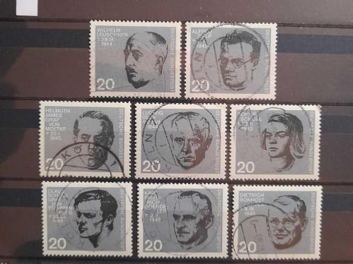 1964 Almanya Damgali Hitlere karsi Alman direnisinin 20. yili ( damgali az cikar)