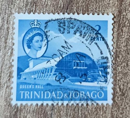 İngiliz Sömürgesi Trinidad ve Tobago 1953 _ damgalı