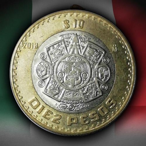 Meksika 2018 YILI 10 Peso ÇİL