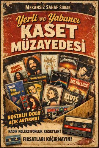 Koleksiyonluk Kaset ve CD Müzayedesi