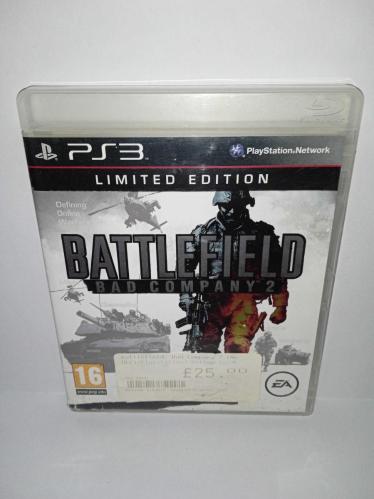 Ps3 oyun Battlefield Bad company 2 Limited Edition. Orijinal. Kitapçık mevcut. Disk 10 üzerinden 9 sorunsuz çalışıyor. Kutuda kapanmasını etkilemeyen kırık ile Cover'ın alt kısmında hafif yıpranma var