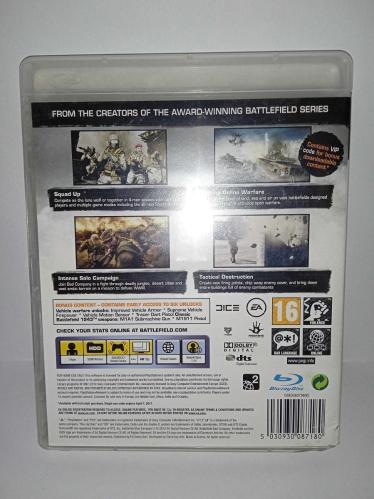 Ps3 oyun Battlefield Bad company 2 Limited Edition. Orijinal. Kitapçık mevcut. Disk 10 üzerinden 9 sorunsuz çalışıyor. Kutuda kapanmasını etkilemeyen kırık ile Cover'ın alt kısmında hafif yıpranma var