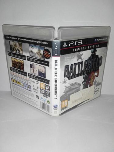 Ps3 oyun Battlefield Bad company 2 Limited Edition. Orijinal. Kitapçık mevcut. Disk 10 üzerinden 9 sorunsuz çalışıyor. Kutuda kapanmasını etkilemeyen kırık ile Cover'ın alt kısmında hafif yıpranma var