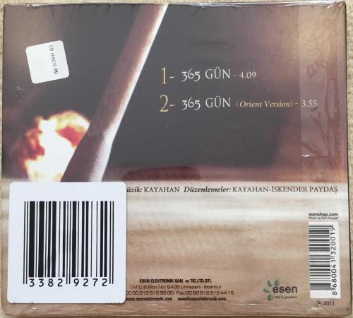 Kayahan - 365 Gün (ambalajında tekli / single CD)
