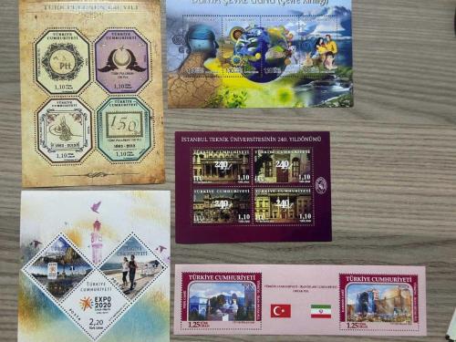 2013 YILINA AİT 7 ADET BLOK PUL