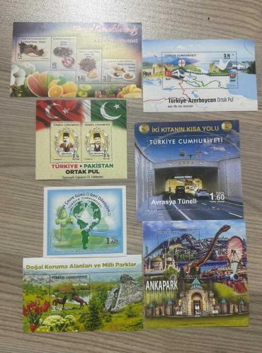 2017 YILINA AİT 7 ADET BLOK PUL