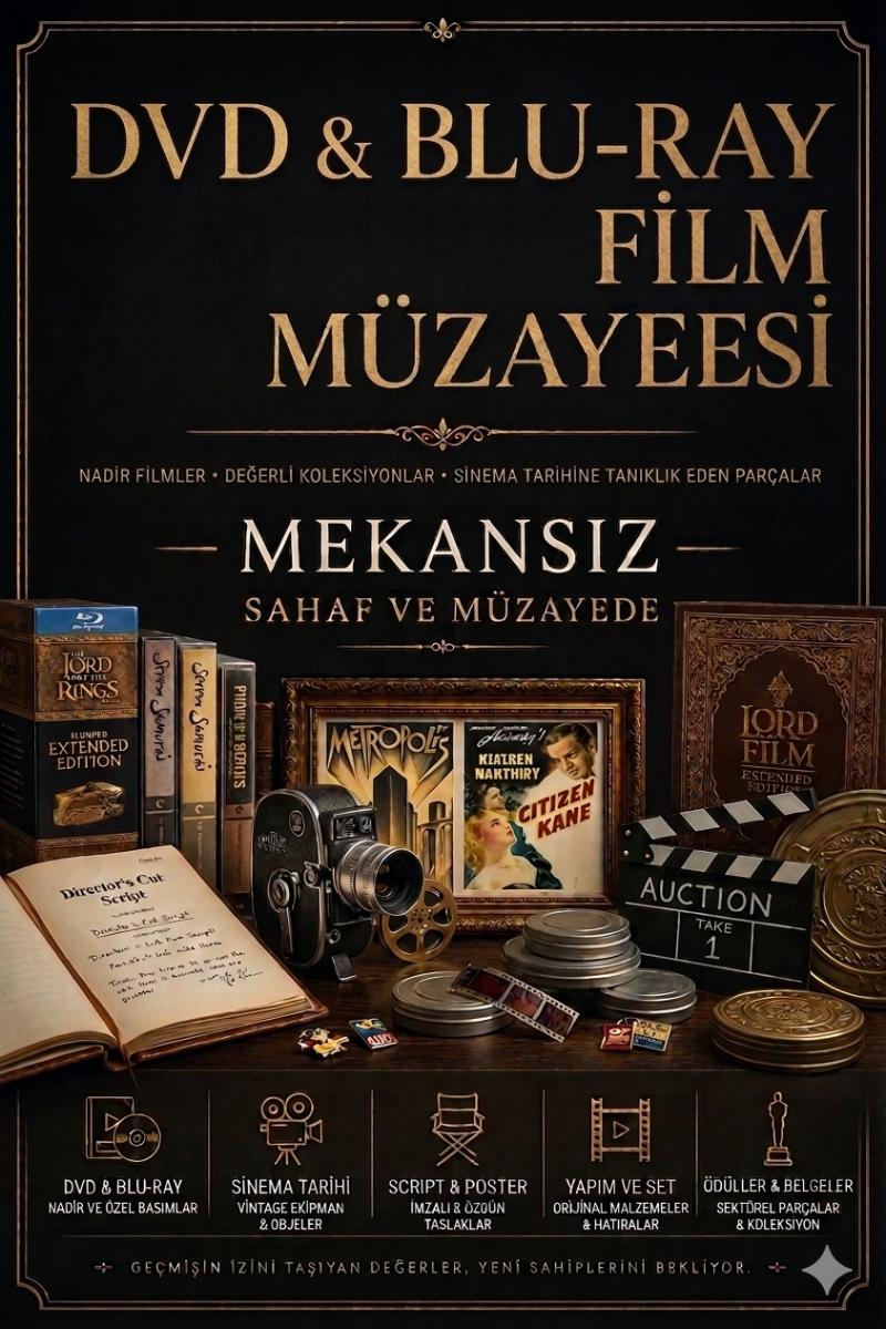 DVD ve Blu - Ray  DVD Film Müzayedesi
