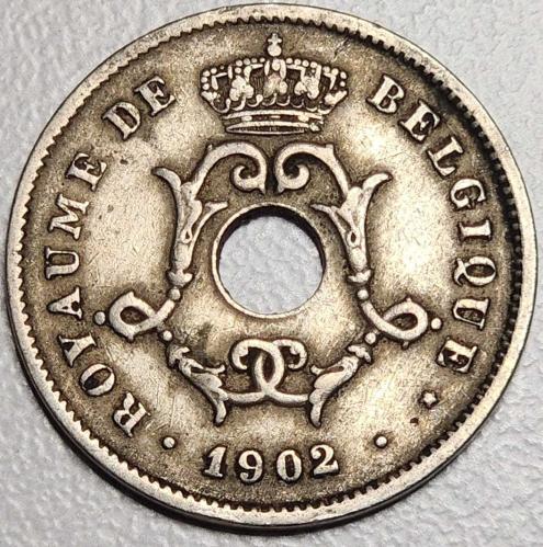 1902 - BELÇİKA - 10 Centimes  ( ÇOK ÇOK TEMİZ )