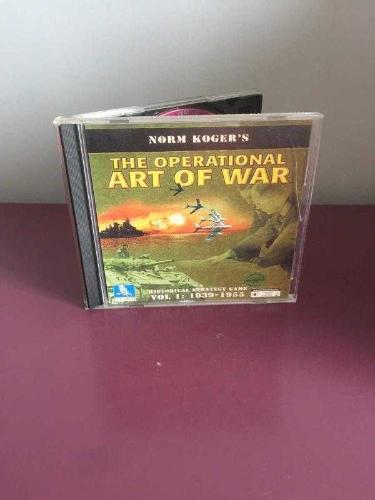 PC Oyun Operational Art of War Dönem Baskı Çiziksiz Retro Koleksiyonluk