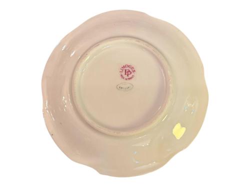 limoges el boyama porselen tabak 13 cm çapında