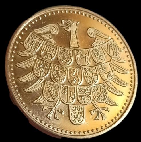 Almanya 1996 Hagen Şehri 250 Yıldönümü Hatıra altın kaplama madalyon