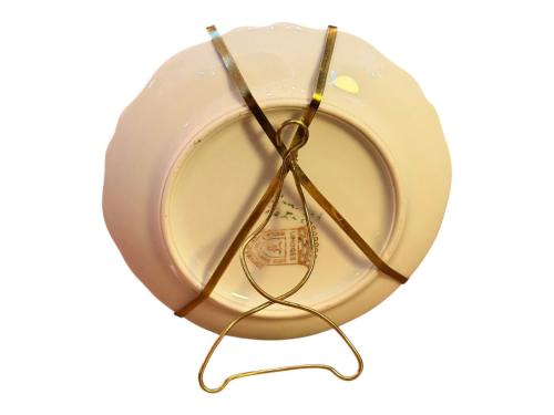 limoges porselen dekor tabağı 10 cm çapında