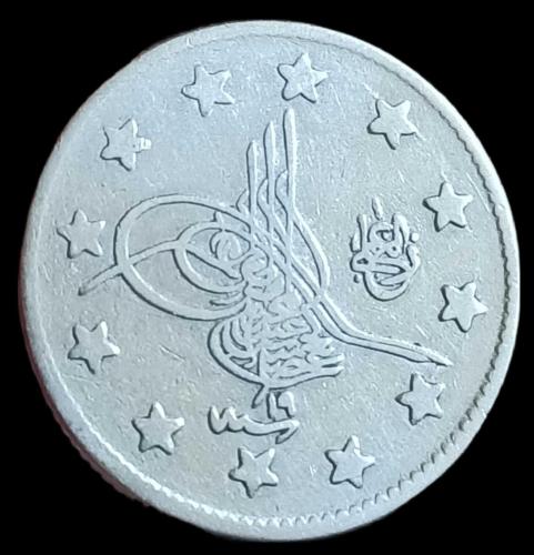 II Abdülhamid 1293/19 2 Kuruş Gümüş 2.27gr