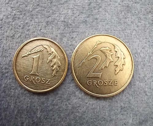 2008 TARİHLİ 2 ADET POLONYA MADENİ PARASI KOLEKSİYONLUK