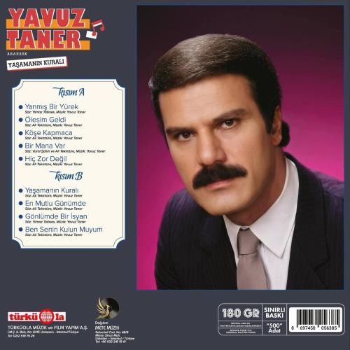 YAVUZ TANER - YAŞAMANIN KURALI SIFIR NUMARALI AFİŞ HEDİYELİ PLAK...
