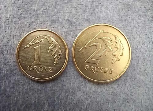 2009 TARİHLİ 2 ADET POLONYA MADENİ PARASI KOLEKSİYONLUK