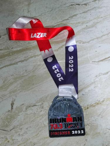 20754-IRONMAN 70,3 TURKEY FINISHER 2022 METAL MADALYA