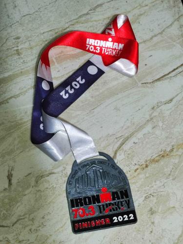 20754-IRONMAN 70,3 TURKEY FINISHER 2022 METAL MADALYA