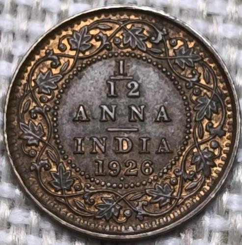 İngiliz Hindistanı 1926 Yılı 1⁄12 Anna