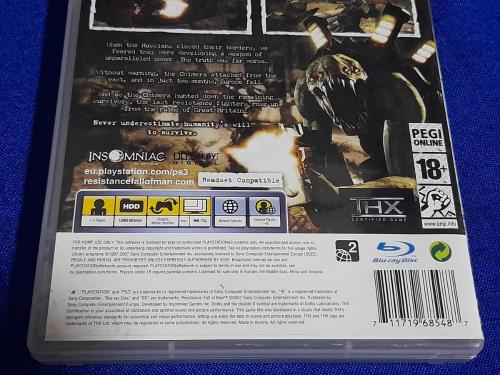 RESISTANCE FALL OF MAN PS3 OYUN